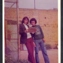 Agrigento 1974 stadio Esseneto prima della partita assieme a Giovanni Cardella